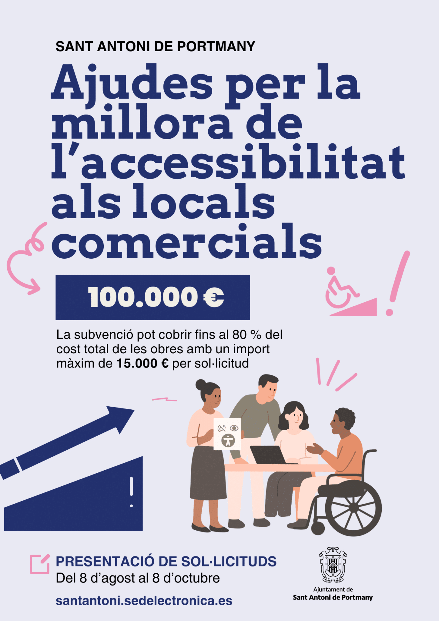 Ayudas para mejorar la accesibilidad de los locales comerciales en San Antonio