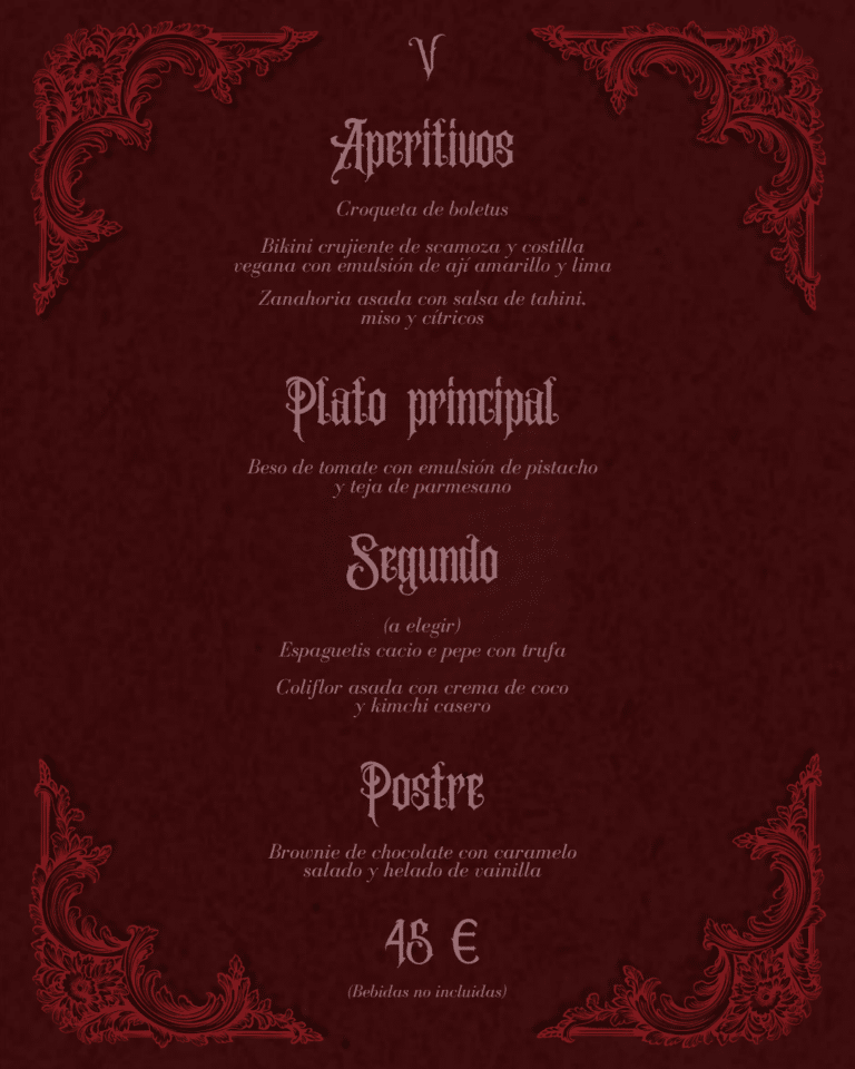 Flashback: cena de Halloween con misterio y música de los 80 y 90 en The Amorous Project