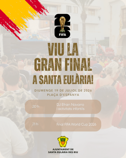 La final del Mundial 2026 en pantalla gigante en Santa Eulària