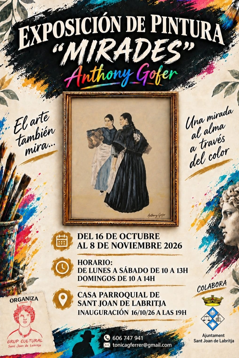 «Mirades»: Anthony Gofer expone en Sant Joan de Labritja