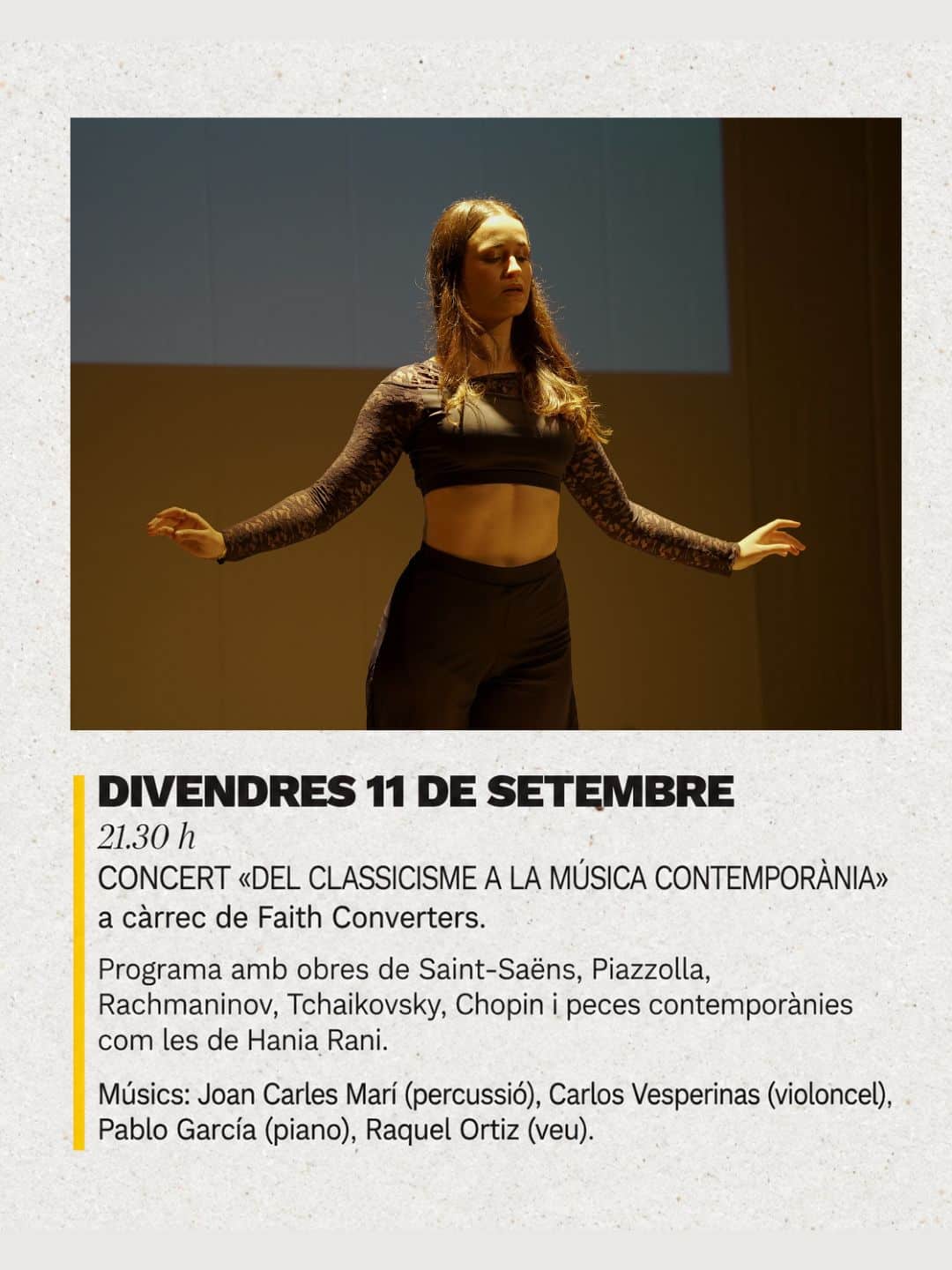 Faith Converters lleva el clasicismo a la música contemporánea en Sa Caleta