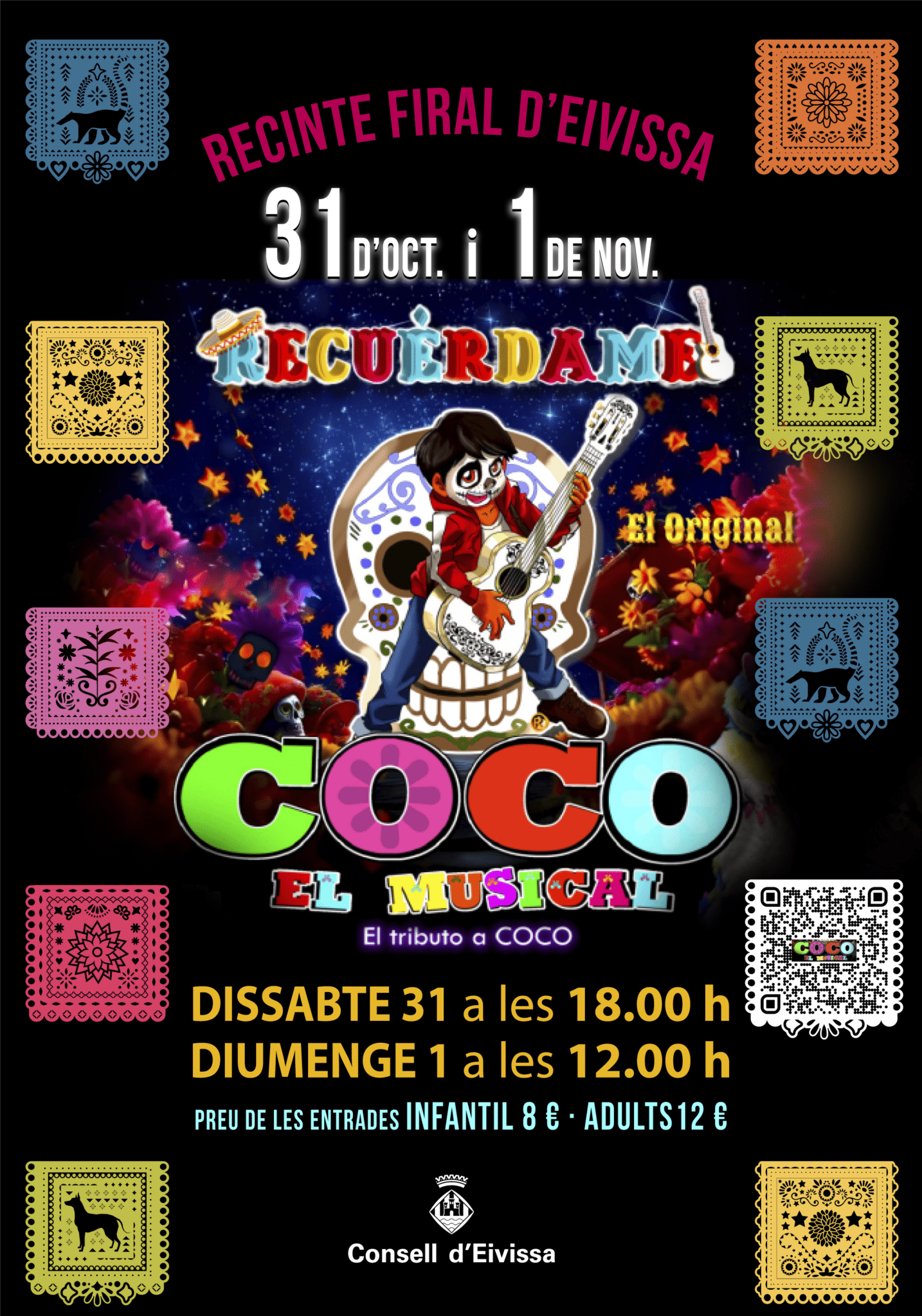 «Coco. El musical. Recuérdame» llega al Recinto Ferial de Ibiza