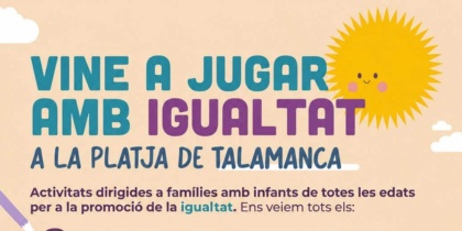 'Vine a jugar amb igualtat' llega a la Biblioplatja de Talamanca