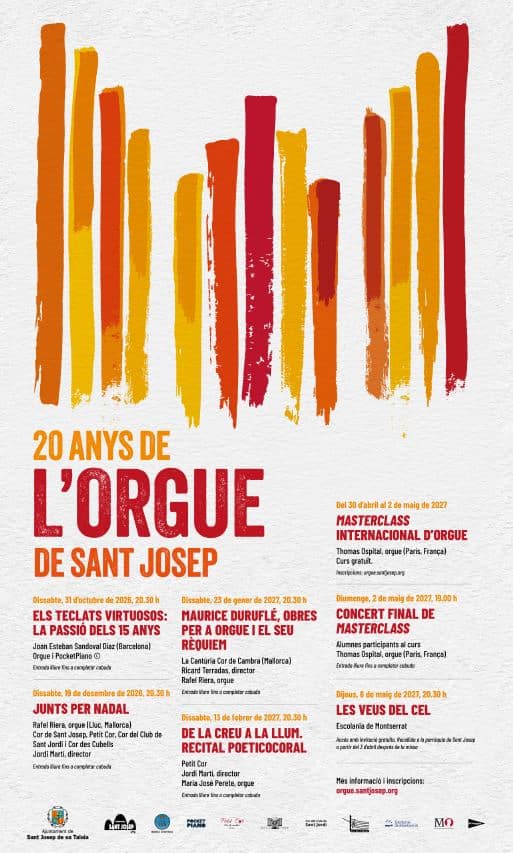 Ciclo de conciertos por los 20 años del órgano de San José
