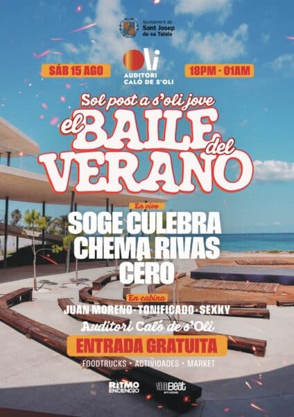El Baile del Verano: gran fiesta musical gratuita en Caló de s'Oli