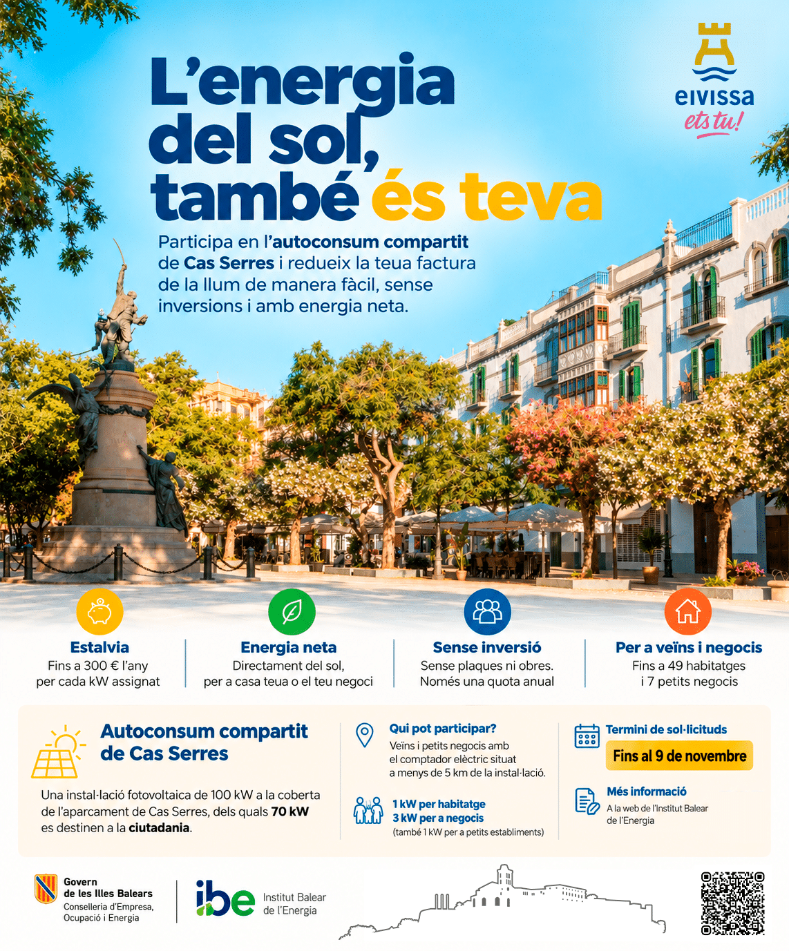 Autoconsumo solar compartido en Cas Serres