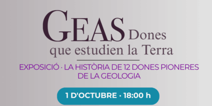 GEAS, dones que estudien la Terra: exposición y charla en Eivissa
