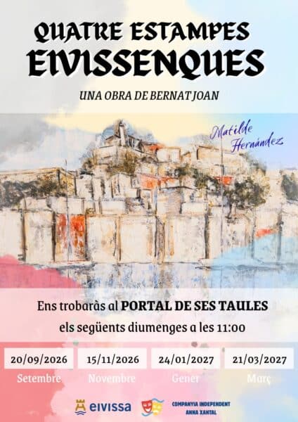 'Quatre estampes eivissenques': teatro gratuito en el Portal de ses Taules