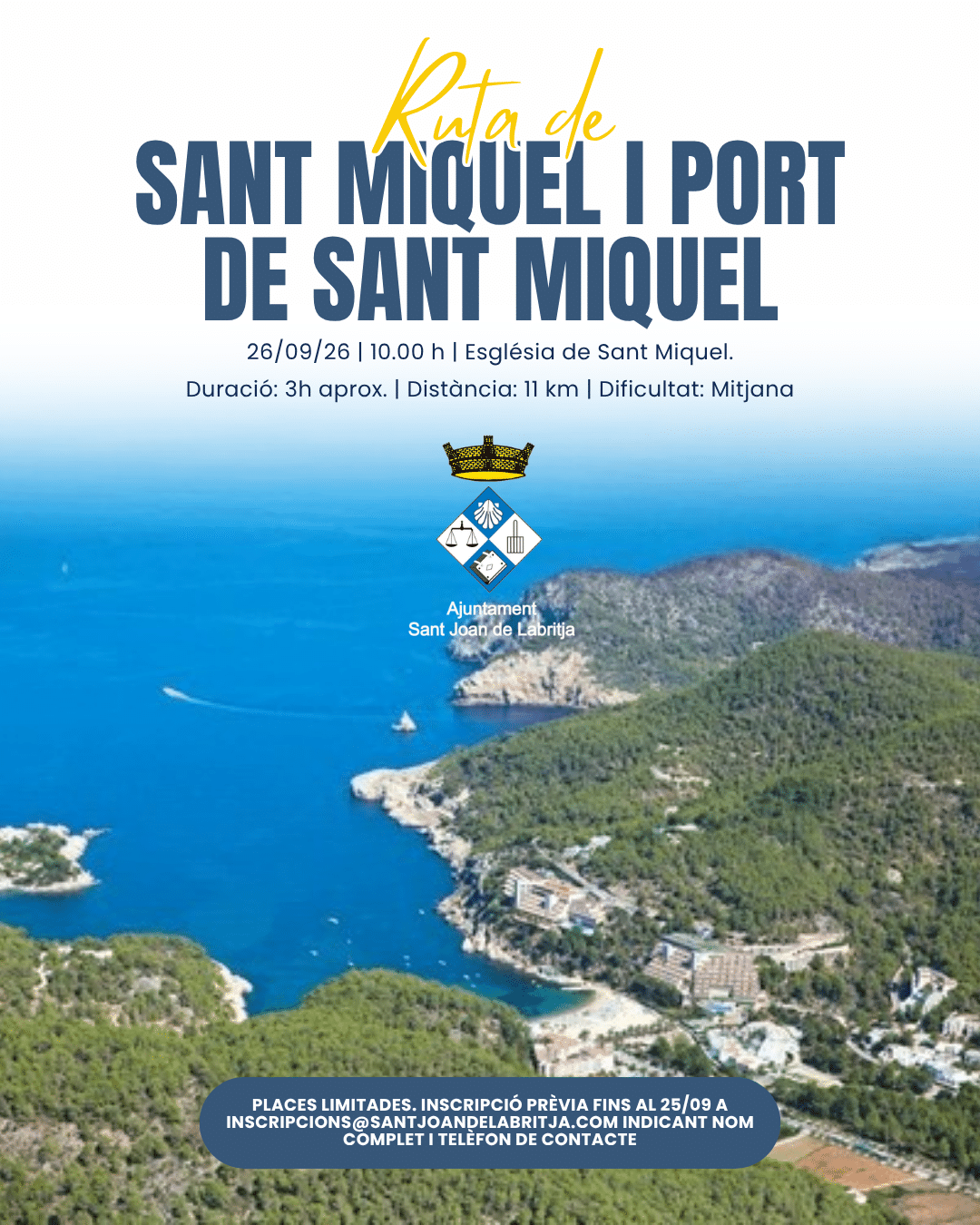 Ruta guiada de Sant Miquel al Port de Sant Miquel