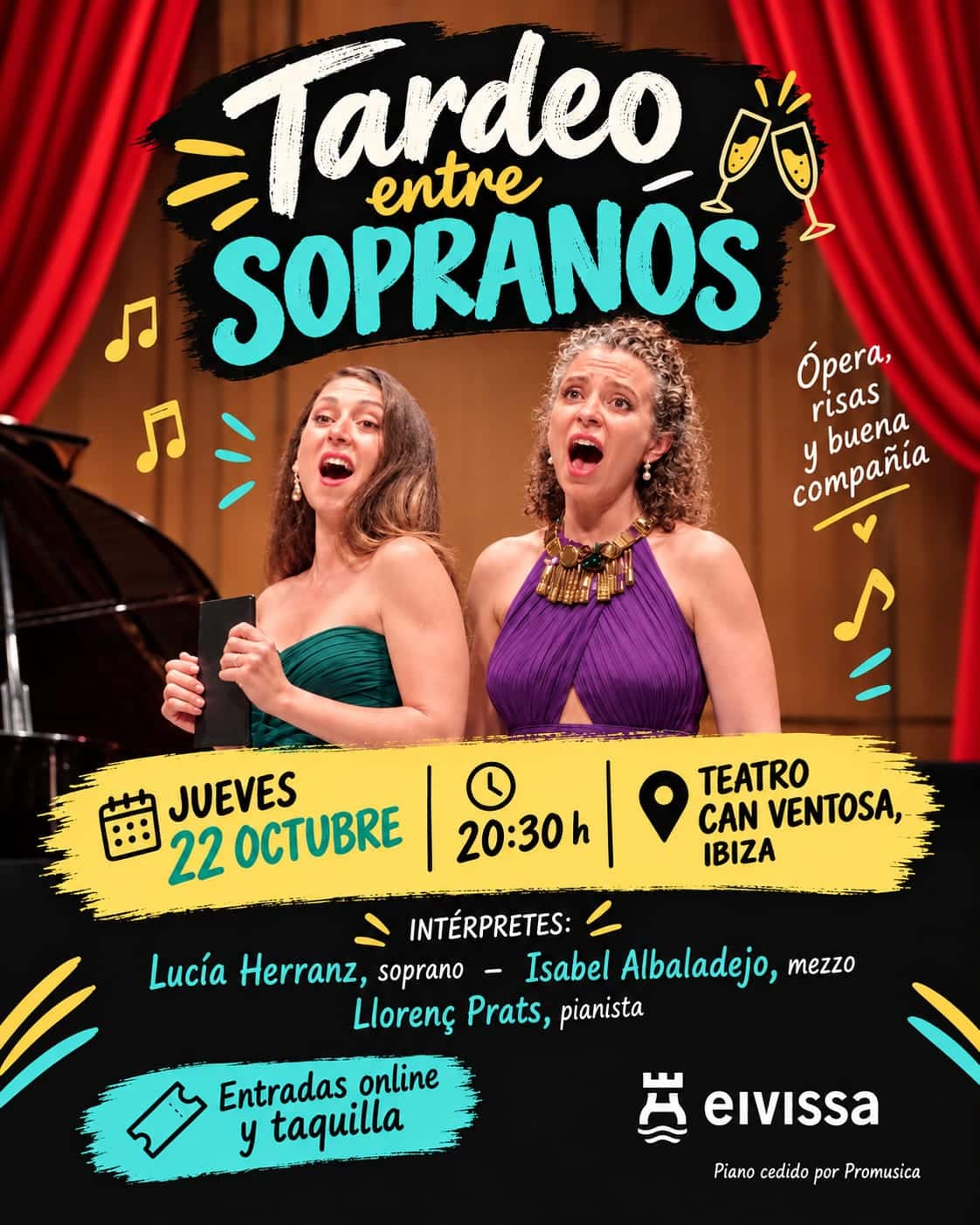 Tardeo entre sopranos: ópera y humor en Can Ventosa