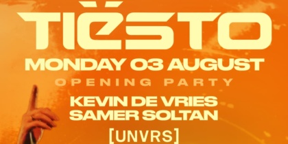 Apertura di Tiësto In [UNVRS]