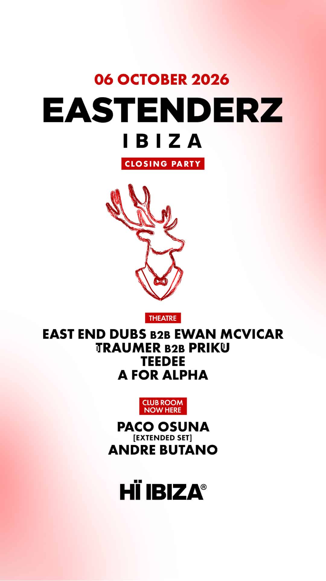 Eastenderz Ibiza Closing Party
