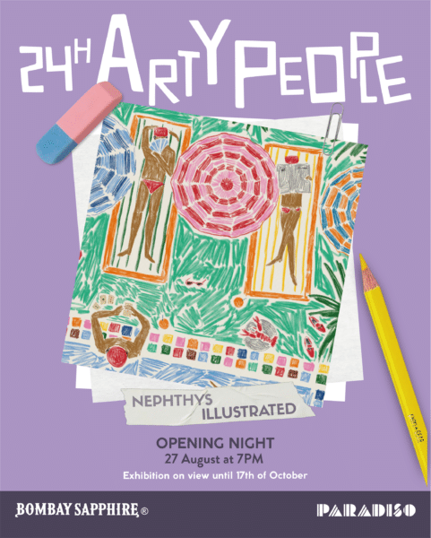 Nephthys Illustrated inaugura su exposición en Paradiso Ibiza Art Hotel