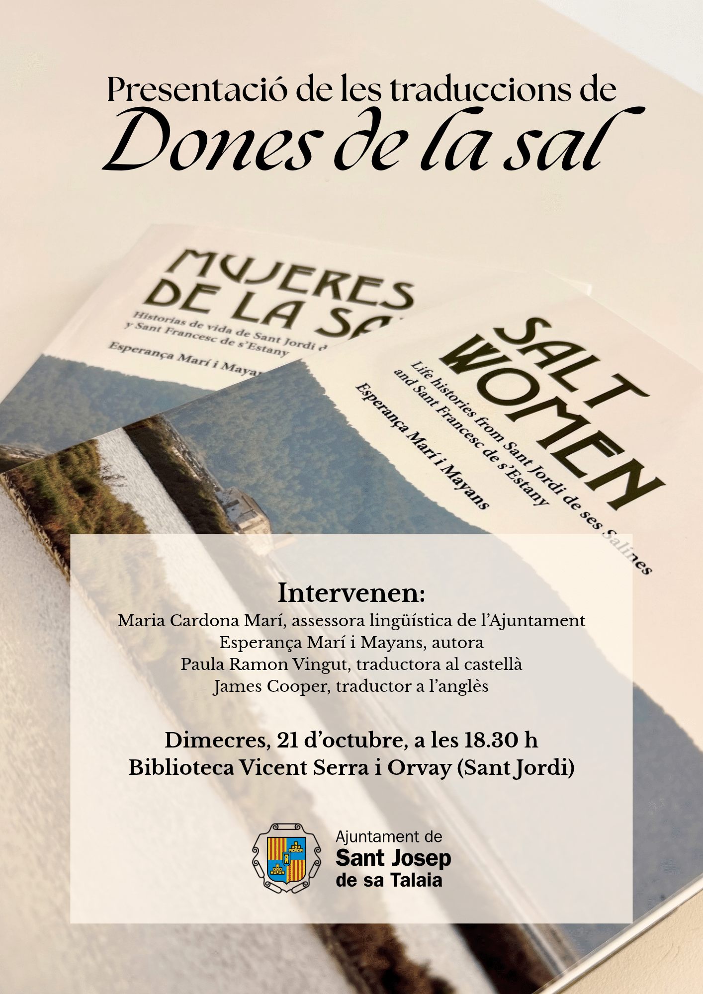 Presentación de las traducciones de ‘Dones de la Sal’ en Sant Jordi