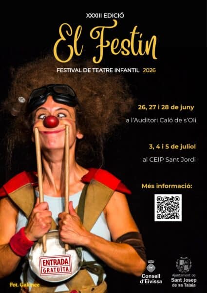 El Festín 2026: 21 espectáculos gratuitos de teatro infantil en Ibiza