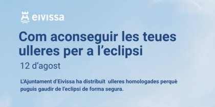 Ibiza reparte 20.000 gafas homologadas para ver el eclipse solar del 12 de agosto