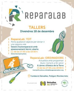ReparaLab: talleres para aprender a reparar y dar una segunda vida a tus objetos