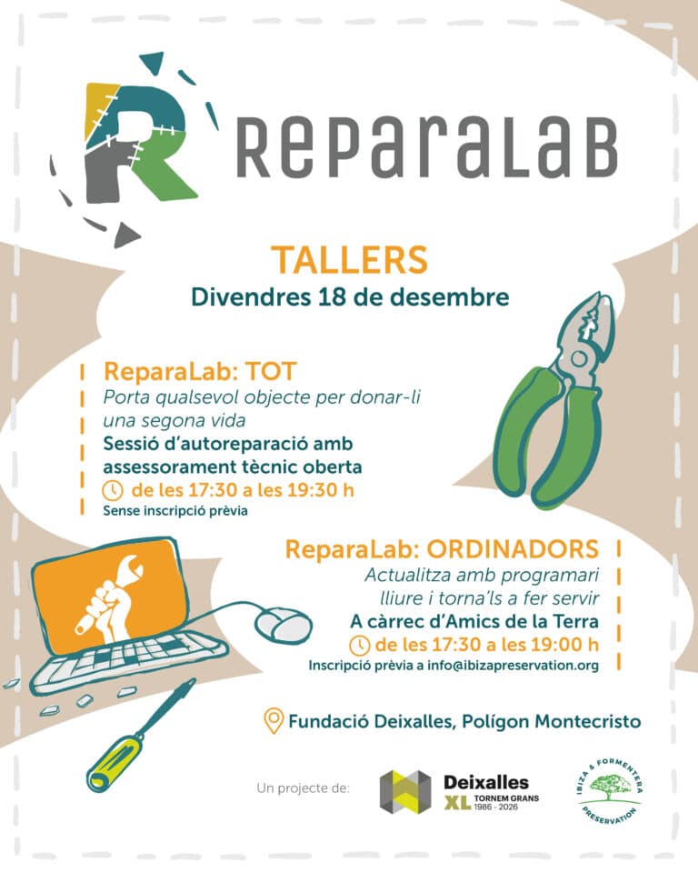 ReparaLab: talleres para aprender a reparar y dar una segunda vida a tus objetos