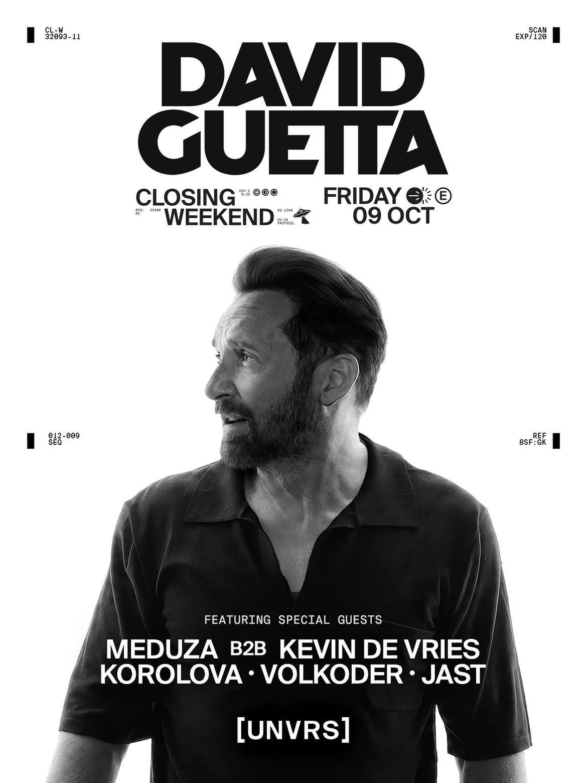 David Guetta en el Closing Weekend de [UNVRS]