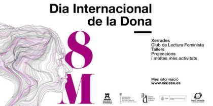 Espido Freire or Almudena Cid on Women's Day in Ibiza