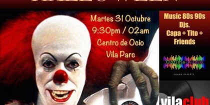 Halloween a Vila Parc Ibiza: musica da 80 e 90, premi e molte paure