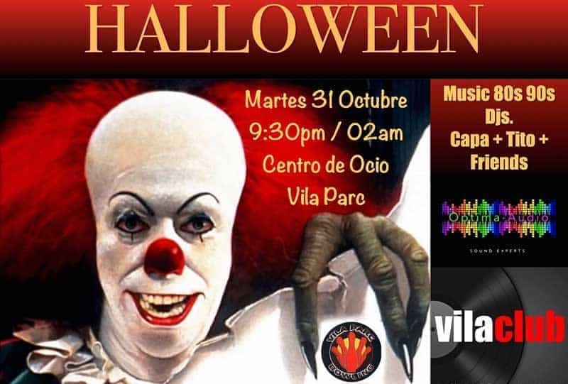 Halloween in Vila Parc Ibiza: Music from the 80s and 90s