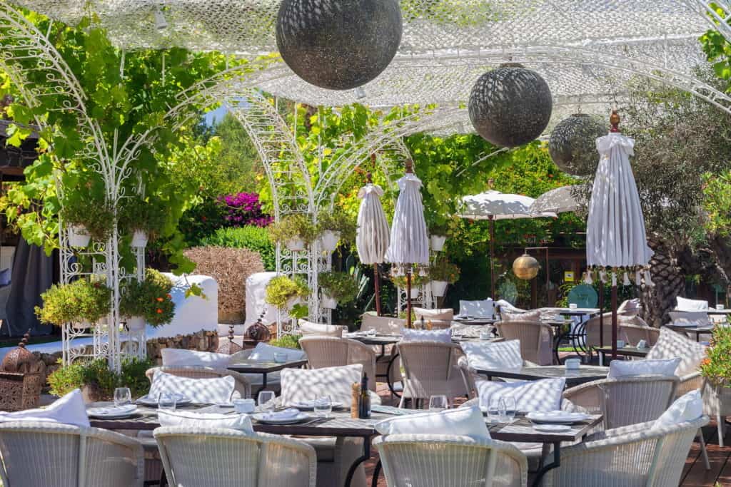 The Atzaro Ibiza veranda