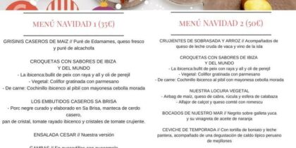 Menú de Navidad Ibiza: Sa Brisa Gastro Bar