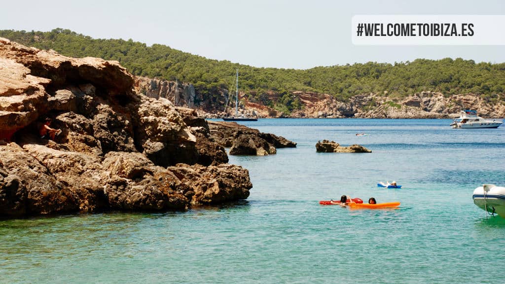 Cala Xuclar Naturlandschaft Ibiza