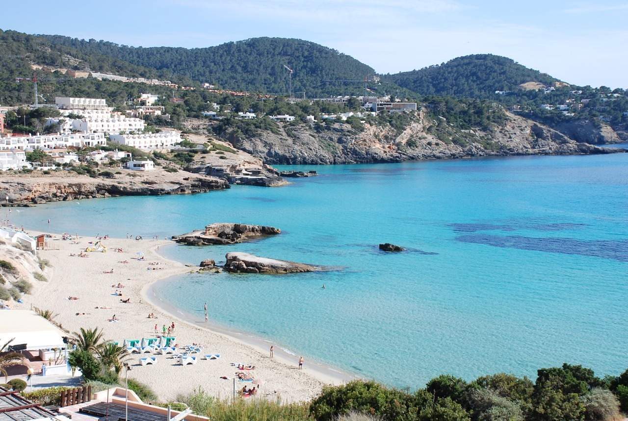 Cala Tarida Wide Beach With Sunsets Ibiza