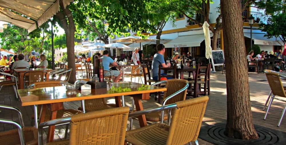 Restaurants open haard Ibiza