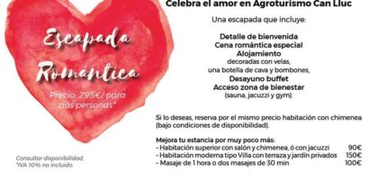 Surprise your partner this Valentine's Day in Ibiza in Can Lluc