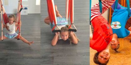 Taller de Yoga para niños en Holistic Borboleta Aeroyoga Ibiza