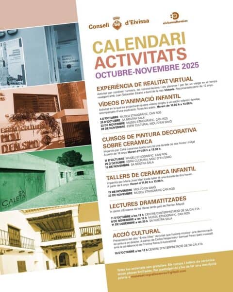 Actividades de Otoño del Consell de Ibiza