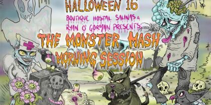 The dance of the monsters, the after Halloween at Boutique Hostal Salinas