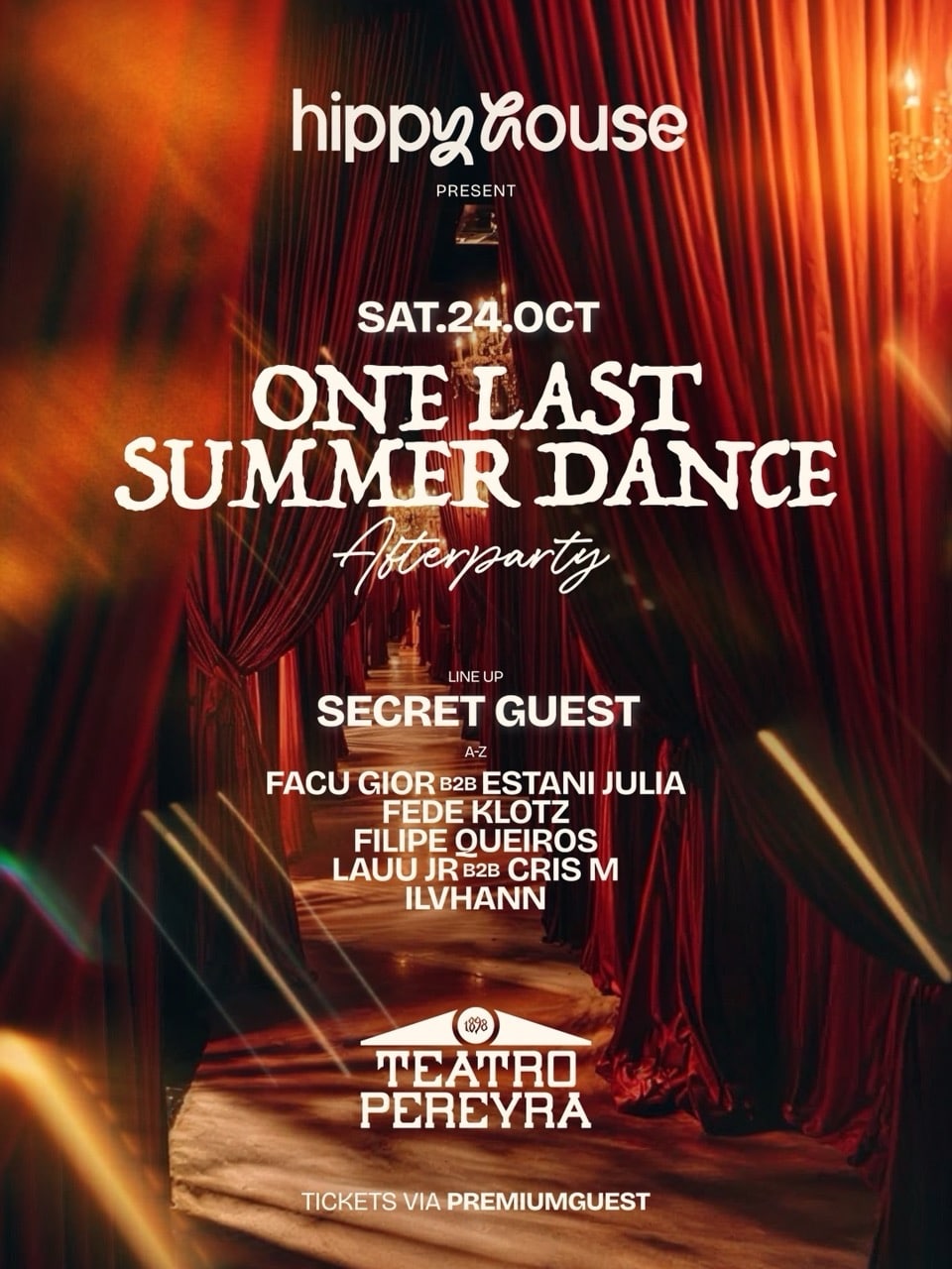 After Party de Hippy House en el Teatro Pereyra