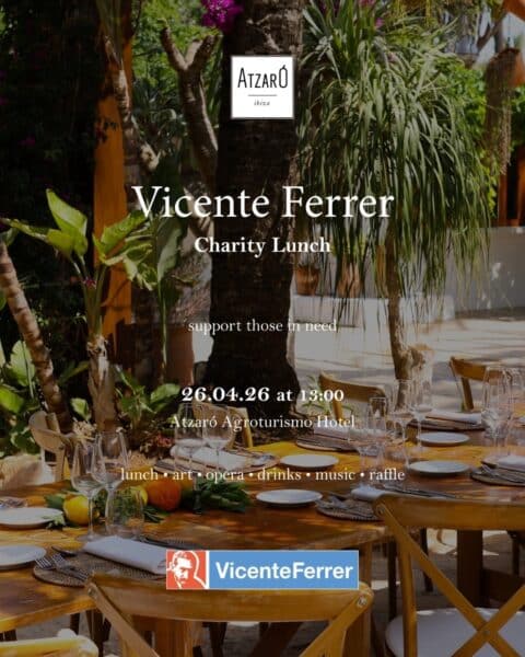 Domingo solidario por la Fundación Vicente Ferrer en Atzaró Agroturismo Hotel Ibiza