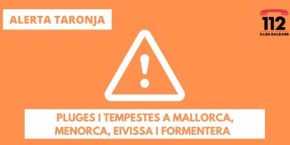 Alerta naranja por lluvias y tormentas en Ibiza