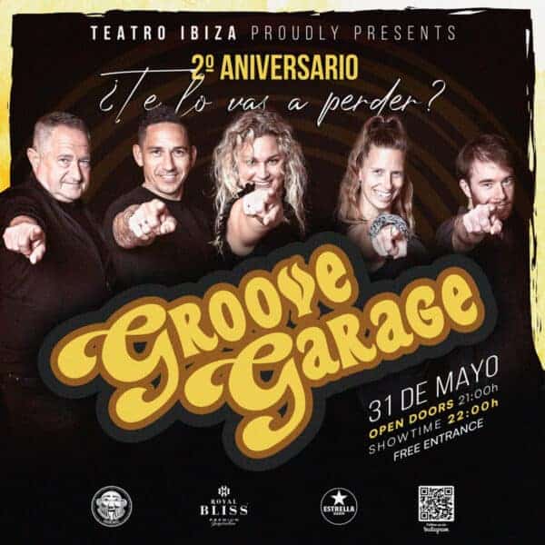 Groove Garage celebra su segundo aniversario en Teatro Ibiza
