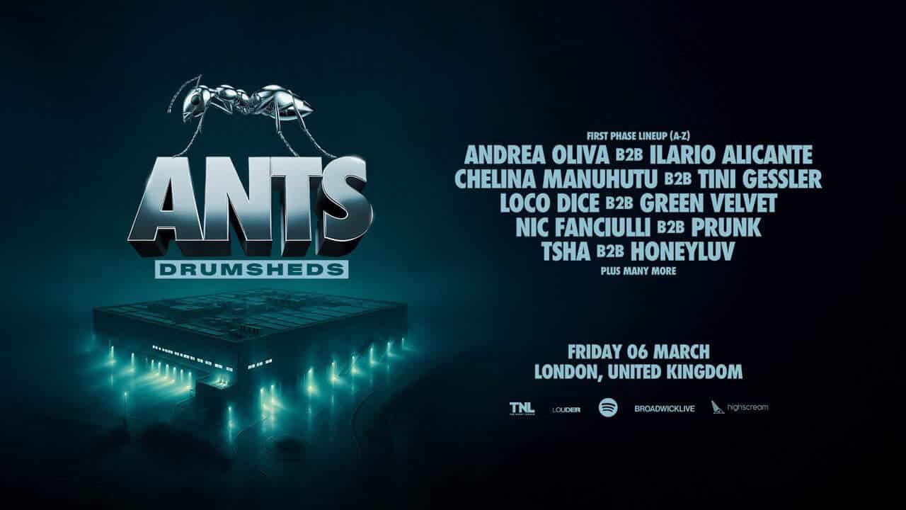 ANTS conquista Londres con un cartel explosivo en Drumsheds