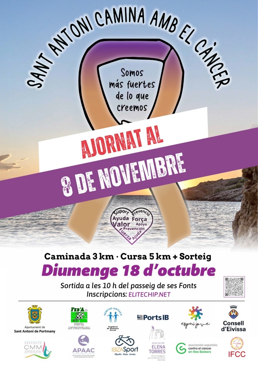 Aplazado el III Sant Antoni camina amb el càncer