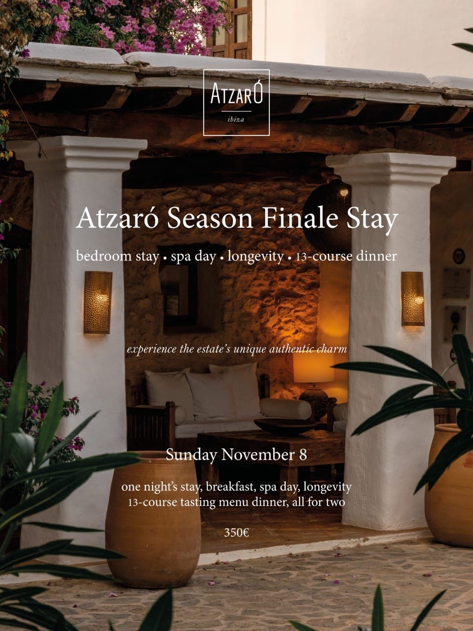 The Season Finale Stay en Atzaró Agroturismo Hotel Ibiza