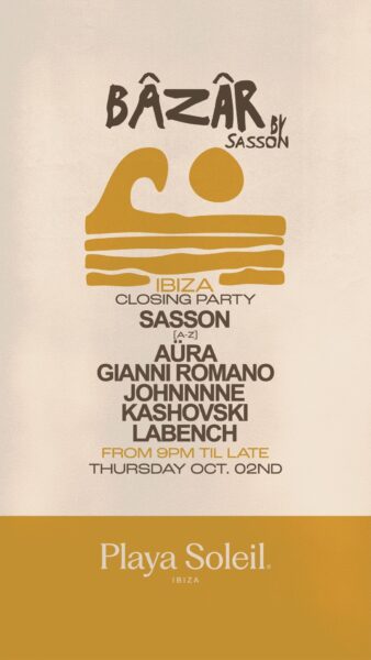 Bâzâr by Sasson Closing Party