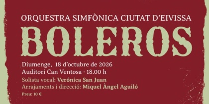La Orquesta Sinfónica de Ibiza lleva los boleros a Can Ventosa