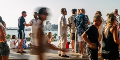 Cielito Ibiza vive una noche única con el eclipse solar sobre Sant Antoni