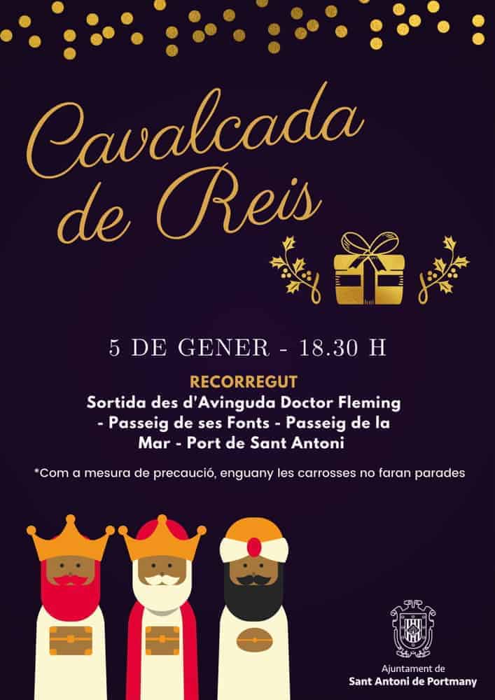 Cavalcades of the Three Kings in Ibiza 2022: Schedules and routes in all the towns Activities Ibiza