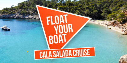 Excursió amb vaixell: cala Salada i costa nord-oest Eivissa
