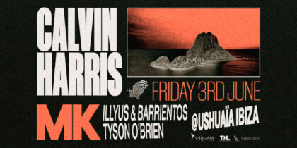 Opening of Calvin Harris in Ushuaïa Ibiza