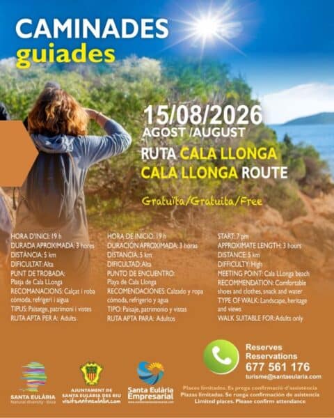 Caminata guiada gratuita para conocer Cala Llonga