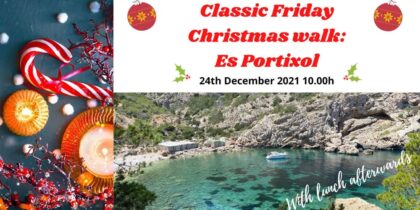 Excursión navideña a Es Portitxol con Walking Ibiza Deportes Ibiza